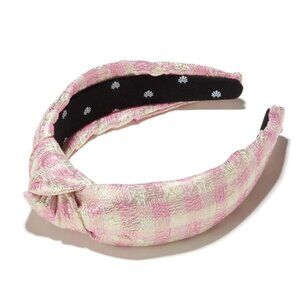 NWOT Lele Sadoughi x LoveShackFancy Plumberry (Pink Gingham) Headband